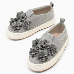 Zara Kids Footwear; Slip-on Shoe w/ flower detail